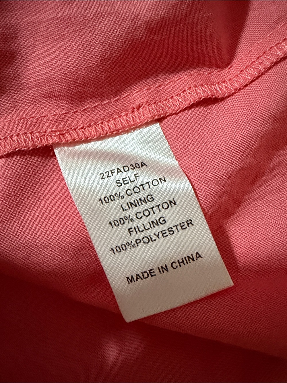 HUNTER BELL Dixon Quilted Puff Sleeve Dress in Coral - Picture 10 of 12